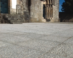 Church yard paving.