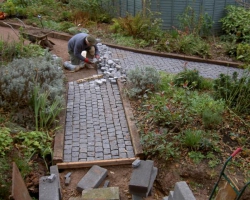 A garden path in 10 10 5 grey