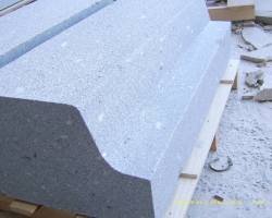 Granite kerbing for a public highway