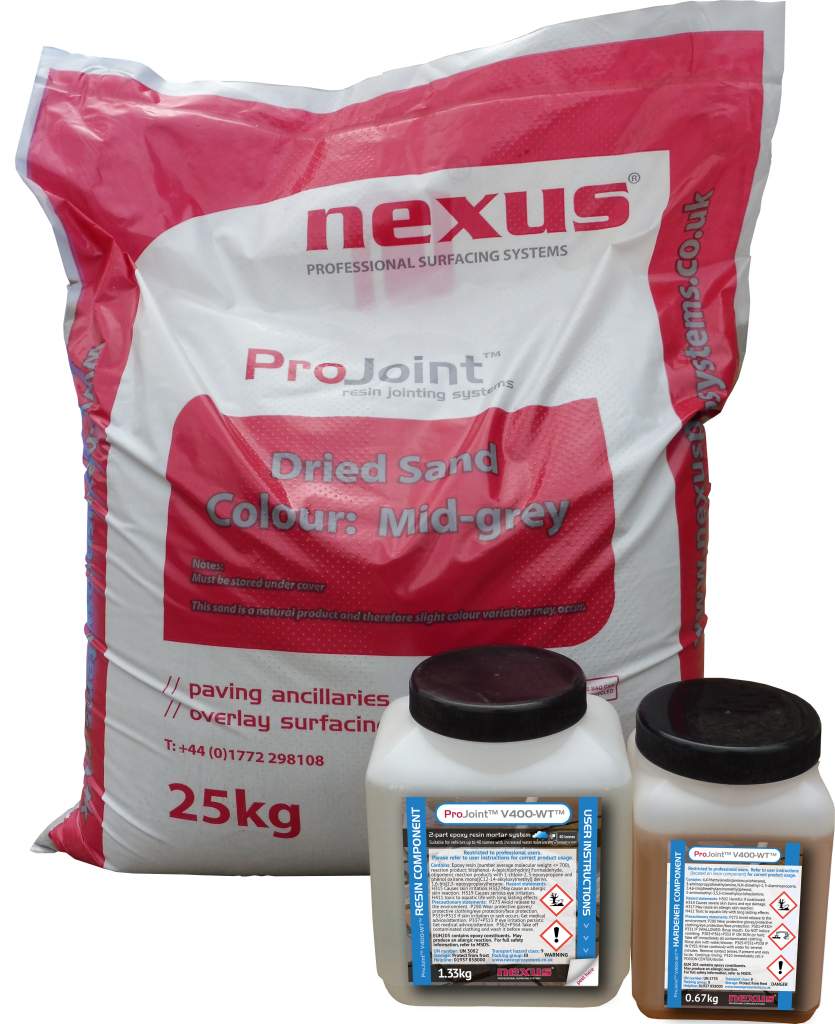 ProJoint Professional jointing compound and sand (standard or high strength) for paving