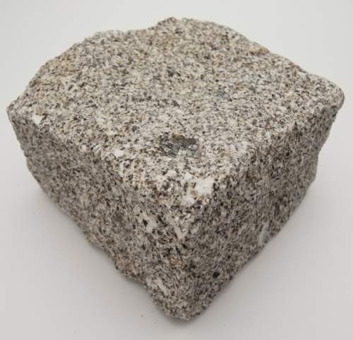 Brown granite  setts in natural cropped finish per  m2  