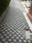 Fine grey and basalt checker board