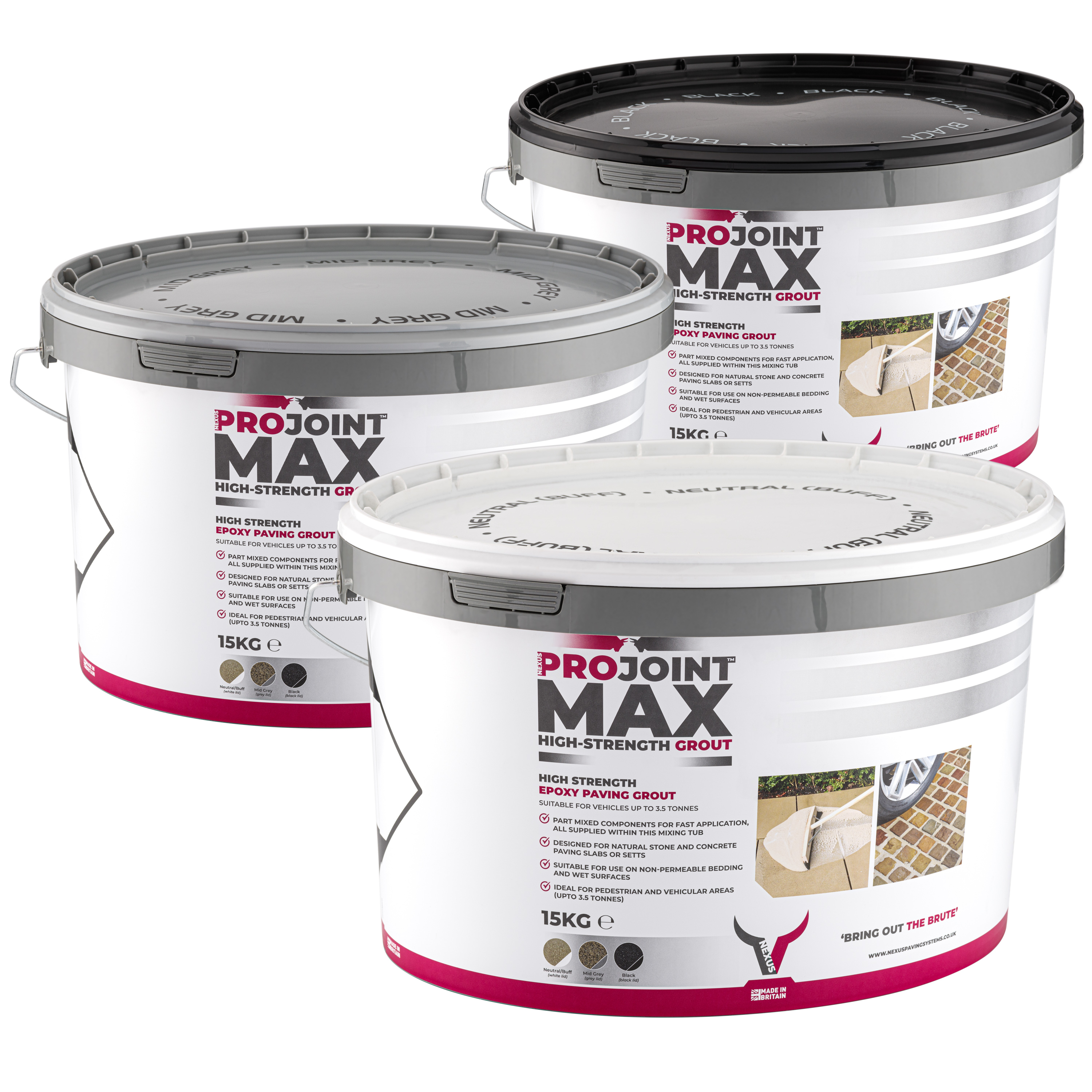 NEXUS Max jointing compounds for 3.5t driveways (15kg) StoneYard