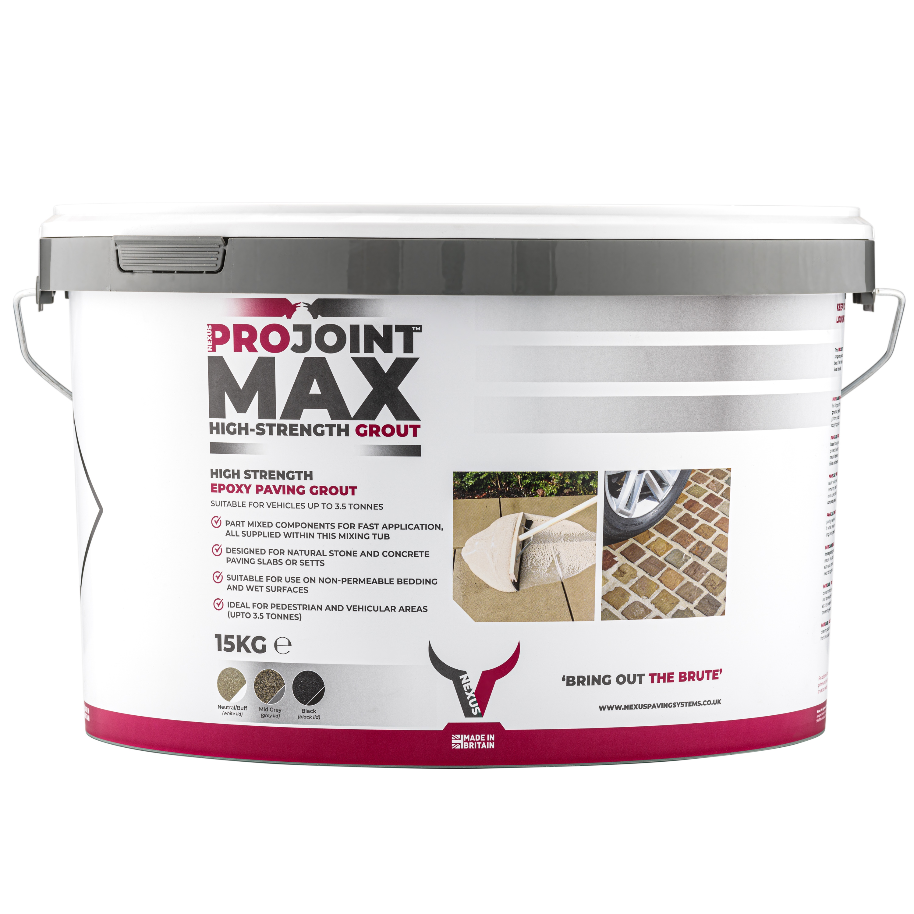 NEXUS Max jointing compounds for 3.5t driveways (15kg) StoneYard