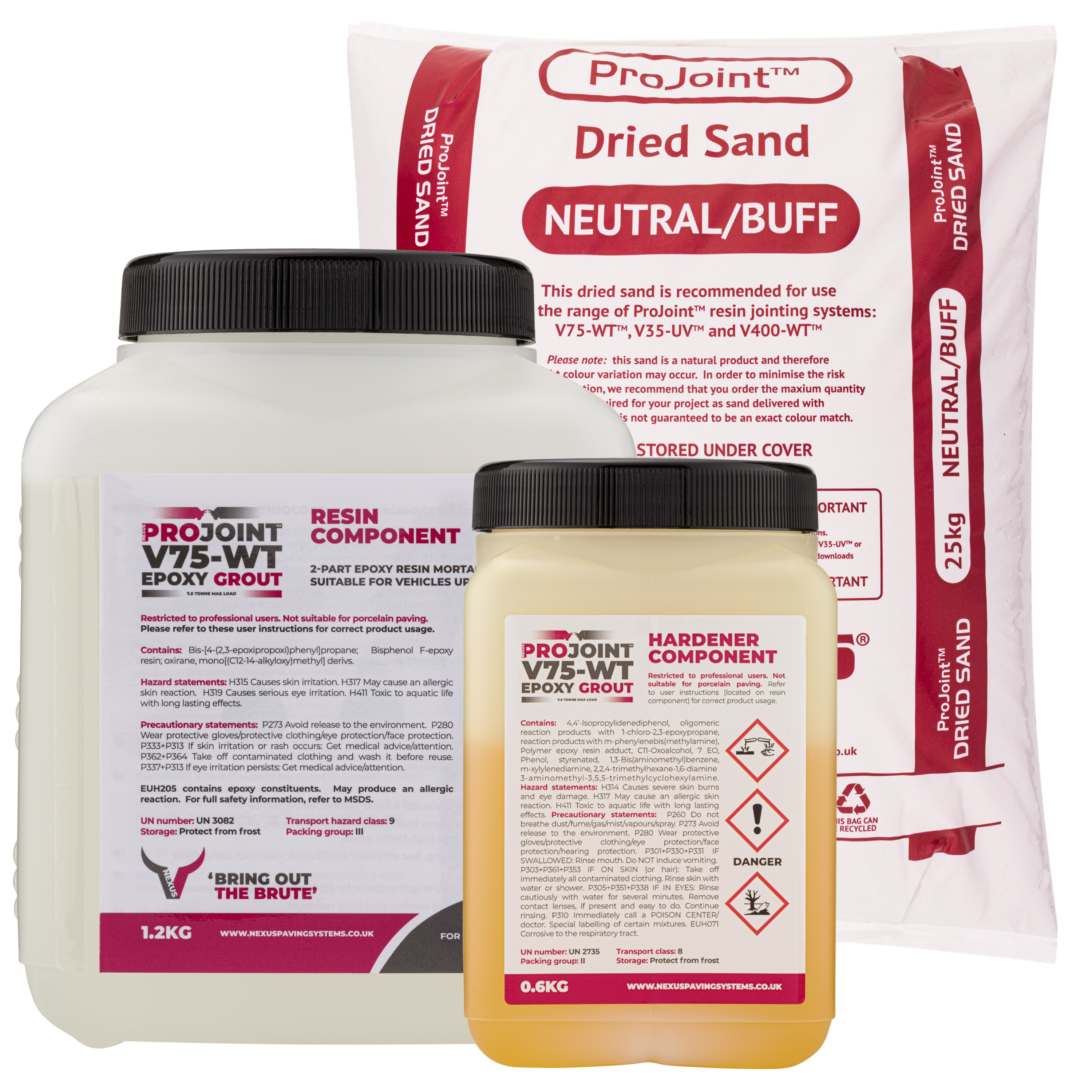 Nexus ProJoint Professional jointing compound and sand (standard or